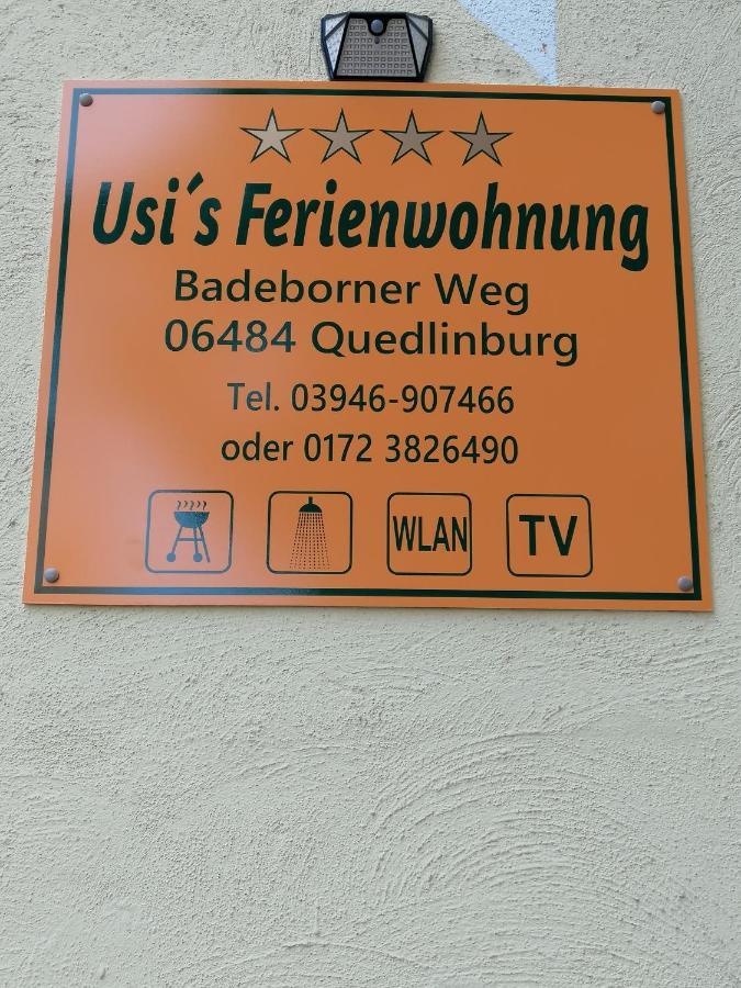Usis_Ferienwohnung Im Harz Quedlinburg Esterno foto